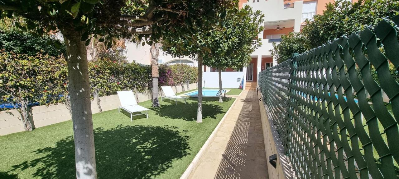 Homes Of Spain, Apartamentos Paraiso Vera Playa, Ed Nuku Hiva, Bajo W Con Jardin Y Piscina Privada A Pie De Playa, Wifi Playas de Vera Esterno foto